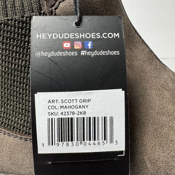 Hey Dude, Mens Size 13, Mahogany Brown,  Casual Ankle Pull On Boots - Picture 8 of 8